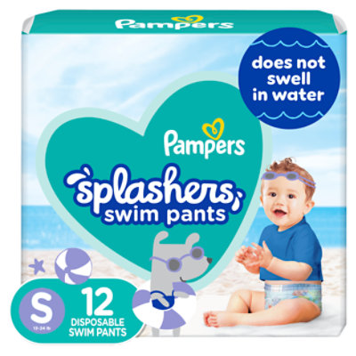 Pampers Splashers Size Small Swim Diapers - 12 Count - Image 1