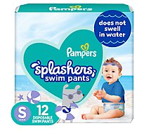 Pampers Splashers Swim Diapers Size S - 12 Count