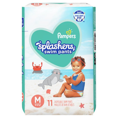 Pampers Splashers Swim Diapers Size M - 11 Count - Image 8
