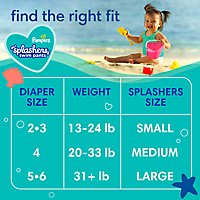Pampers Splashers Swim Diapers Size M - 11 Count - Image 8