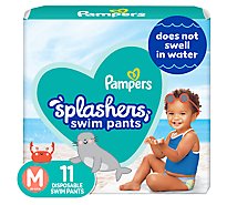Pampers Splashers Swim Diapers Size M - 11 Count