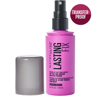 Maybelline Facestudio Lasting Fix Makeup Setting Spray Matte Finish - 3.4 Fl. Oz. - Image 1