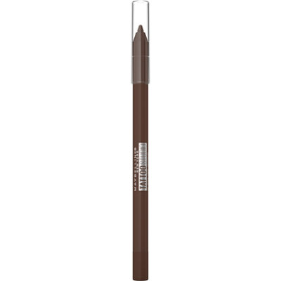 Maybelline Tattoo Studio Sharpenable Gel Pencil Longwear Eyeliner Makeup Smooth Walnut - 0.04 Oz - Image 1