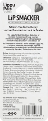 Lip Smacker Straw-Ma-Llama Berry Lippy Pals Gloss - 0.28 Fl. Oz. - Image 5