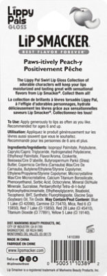 Lippy Pal Swirl Lip Gloss Panda Paws Itively Peachy - Each - Image 4