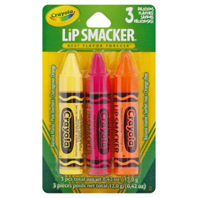 Lip Smacker Crayola Trio Collection Lip Balm - 0.42 Oz - Image 3
