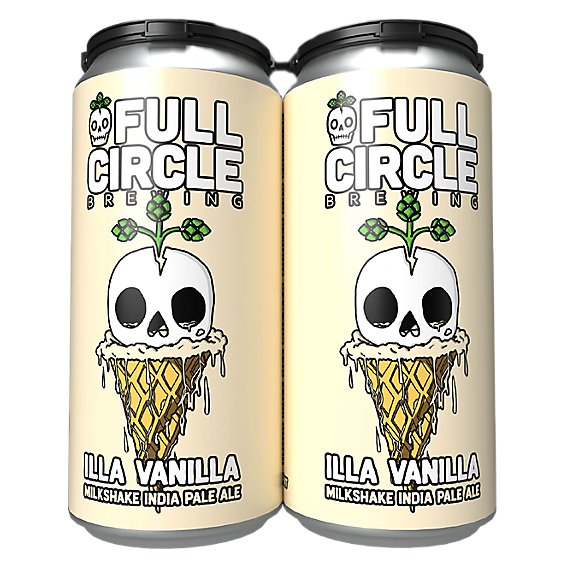 Full Circle Illa Vanilla Ipa In Cans - 4-16 Fl. Oz.