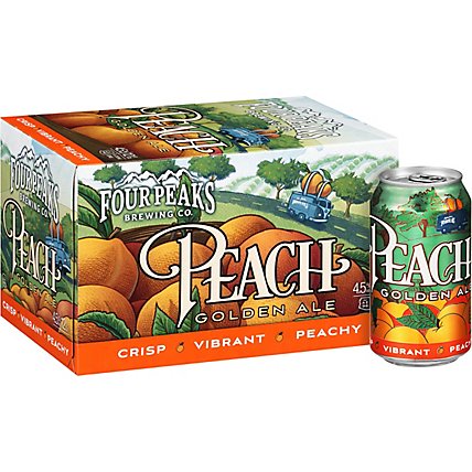 Four Peaks Peach Golden Ale Cans - 6-12 Fl. Oz. - Image 1