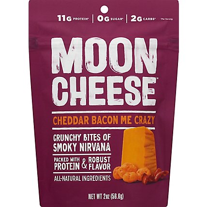 Moon Cheese Cheese Snck Bacon Me Crzy - 2 Oz - Image 2