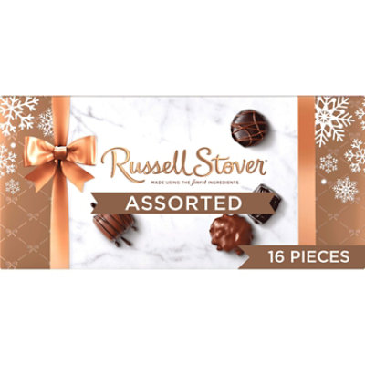 Russell Stover Chocolate Milk & Dark Assorted Holiday - 9.4 Oz