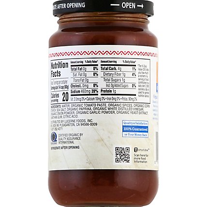O Organic Enchilada Sauce Red Mild - 14 Oz - Image 3
