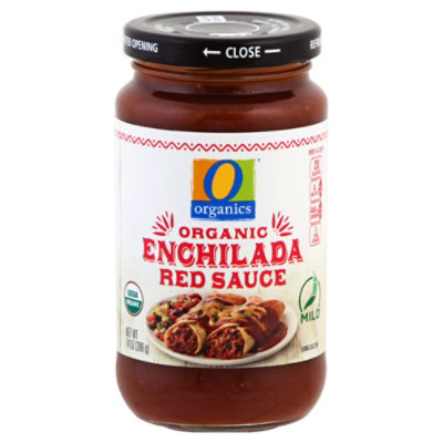 sauce organic enchilada red mild oz