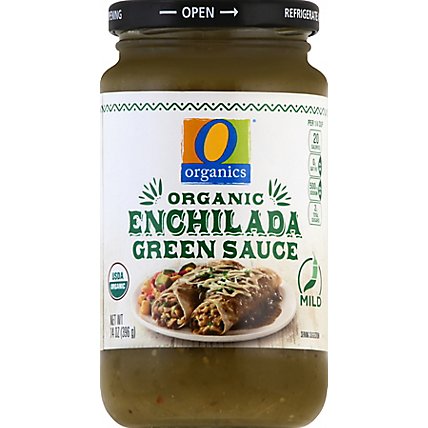 O Organic Enchilada Sauce Green Mild - 14 Oz - Image 2