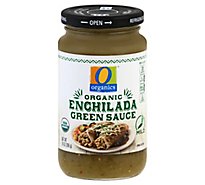 O Organic Enchilada Sauce Green Mild - 14 Oz