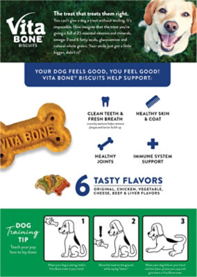 Vita Bone Treats For Dogs Biscuits 20+ Medium Flavors - 24 Oz - Image 6