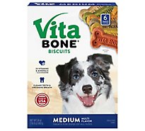 Vita Bone Treats For Dogs Biscuits 20+ Medium Flavors - 24 Oz