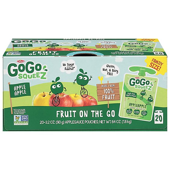 Materne Gogo Apple Fruit Cup - 64 Oz