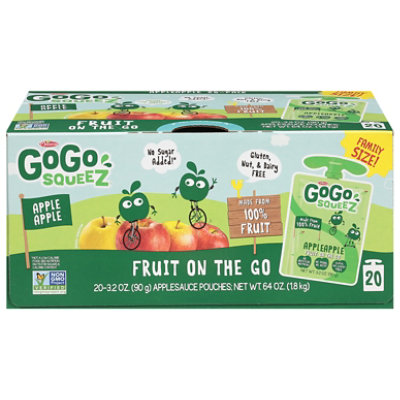 Materne GoGo Squeez Organic Apple Cinnamon Fruit on the Go