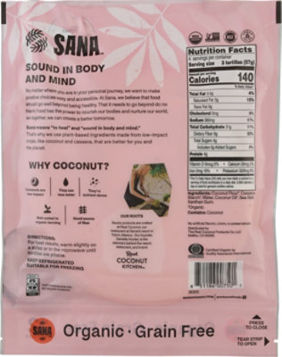 The Real Coconut Tortilla Coconut Flour - 7.6 Oz - Image 6