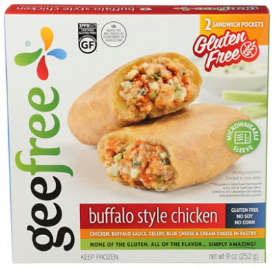 Geefree Chicken Buffalo Style Gluten Free - 2-4.5 Oz
