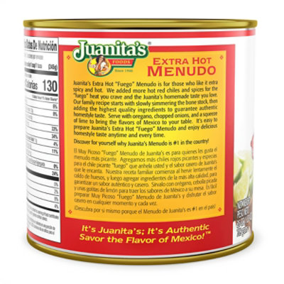 Juanitas Menudo Extra Hot - 25 Oz - Image 4