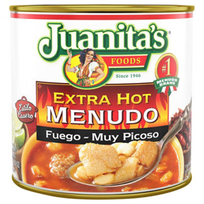 Juanitas Menudo Extra Hot - 25 Oz - Image 1