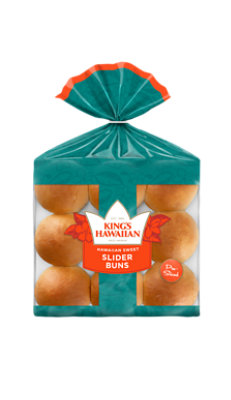 King's Hawaiian Original Hawaiian Sweet Pre-Sliced Slider Buns - 11 Oz - Jewelosco