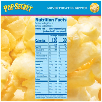 Pop Secret Movie Theater Butter Microwave Popcorn 18 Count - 3 Oz - Image 4