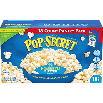 Pop Secret Homestyle Microwave Popcorn - 54 Oz - Image 2