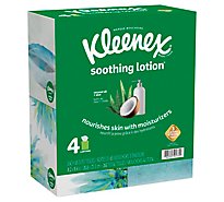 Kleenex Soothing Lotion Facial Tissues Cube Box - 4-65 Count