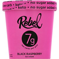 Rebel Ice Cream Raspberry 1 Pint - 473 Ml - Image 2
