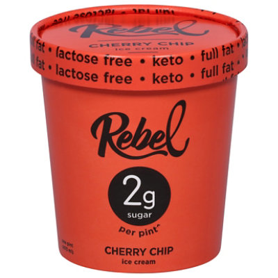 Rebel Ice Cream Cherry Chip 1 Pint - 473 Ml - Image 3