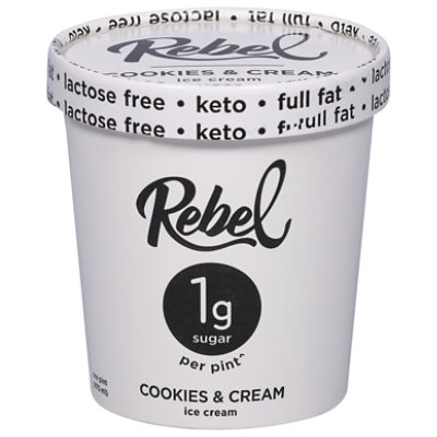 Rebel Cookies & Cream Ice Cream - 16 Oz - Image 2