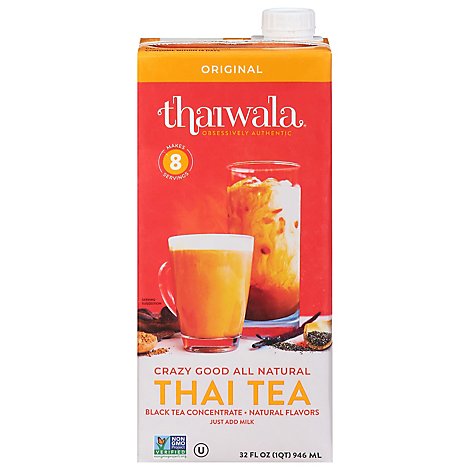 Thaiwala Thai Tea Concentrate Original - 32 Fl. Oz.