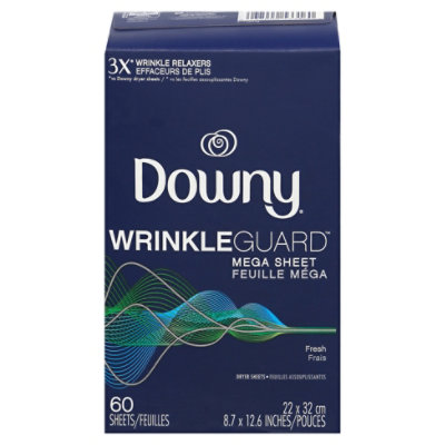 Downy WrinkleGuard Dryer Sheets Mega Fresh - 60 Count - Image 3