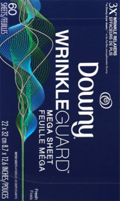 Downy WrinkleGuard Dryer Sheets Mega Fresh - 60 Count - Image 5