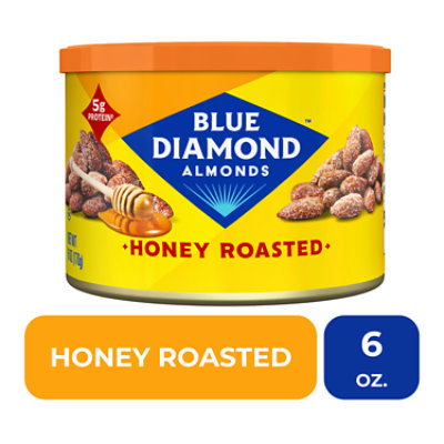 Blue Diamond Almonds Honey Roasted - 6 Oz - Image 2