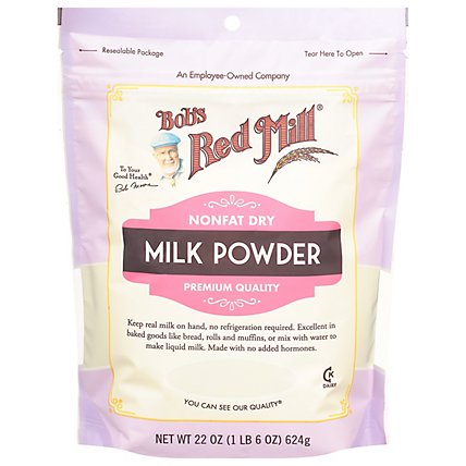 Bob's Red Mill Nonfat Dry Milk Powder - 22 Oz - Image 2