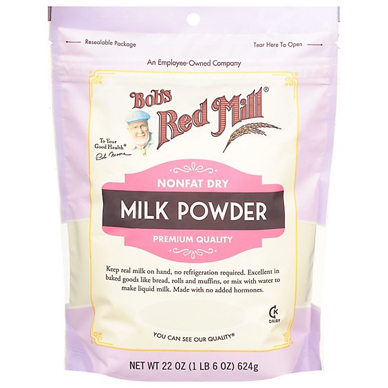 Bob's Red Mill Nonfat Dry Milk Powder - 22 Oz