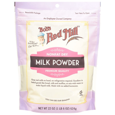 Bobs Red Mill Milk Powder Non Fat Dry - 22 Oz