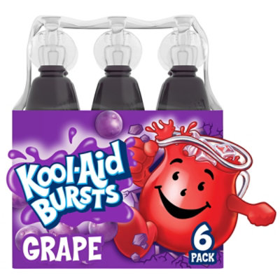 Kool-Aid Bursts Grape Artificially Flavored Soft Drink Bottle - 6-6.75 Fl. Oz. - Image 2