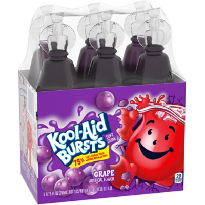 Kool-Aid Bursts Grape Artificially Flavored Soft Drink - 6  - 6.75 Fl. Oz. - Image 6