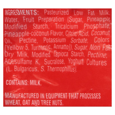 Yoplait Pina Colada Smoothie - 12- 7 Oz - Image 5