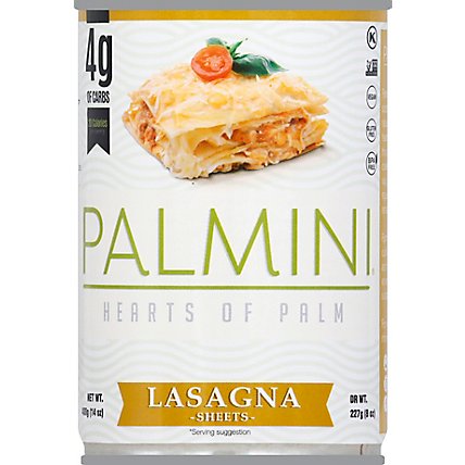 Palmini Pasta Hearts Of Palm Lasagna Sheets - 14 Oz - Image 2