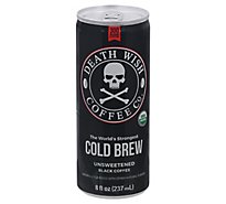 Death Wish Coffee Cold Brew Unsweetened Black - 8 Fl. Oz.