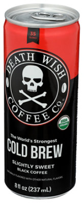 Death Wish Coffee Cold Brew Slightly Sweet Black Coffee - 8 Fl. Oz. - Image 4