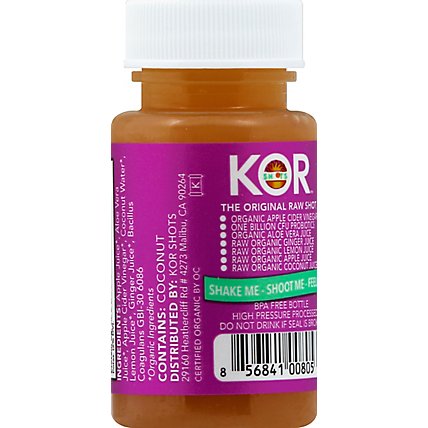 KOR Shots Gut Check Juice Cold Pressed Apple Cider Vinegar - 1.7 Fl. Oz. - Image 3