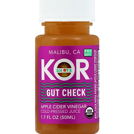 KOR Shots Gut Check Juice Cold Pressed Apple Cider Vinegar - 1.7 Fl. Oz. - Image 2