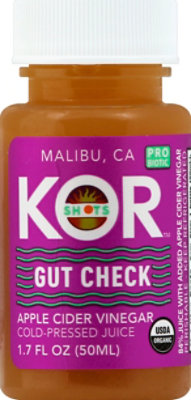 KOR Shots Gut Check Juice Cold Pressed Apple Cider Vinegar - 1.7 Fl. Oz. - Image 2