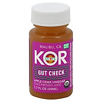 KOR Shots Gut Check Juice Cold Pressed Apple Cider Vinegar - 1.7 Fl. Oz. - Image 1